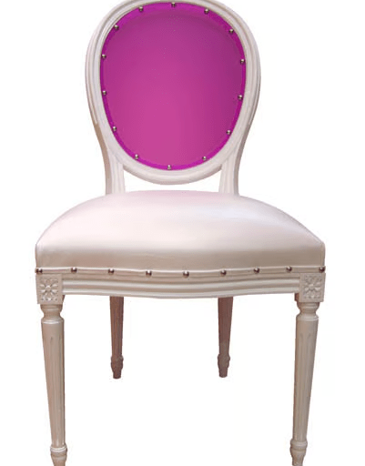 Dossier de chaise médaillon en Acrylique