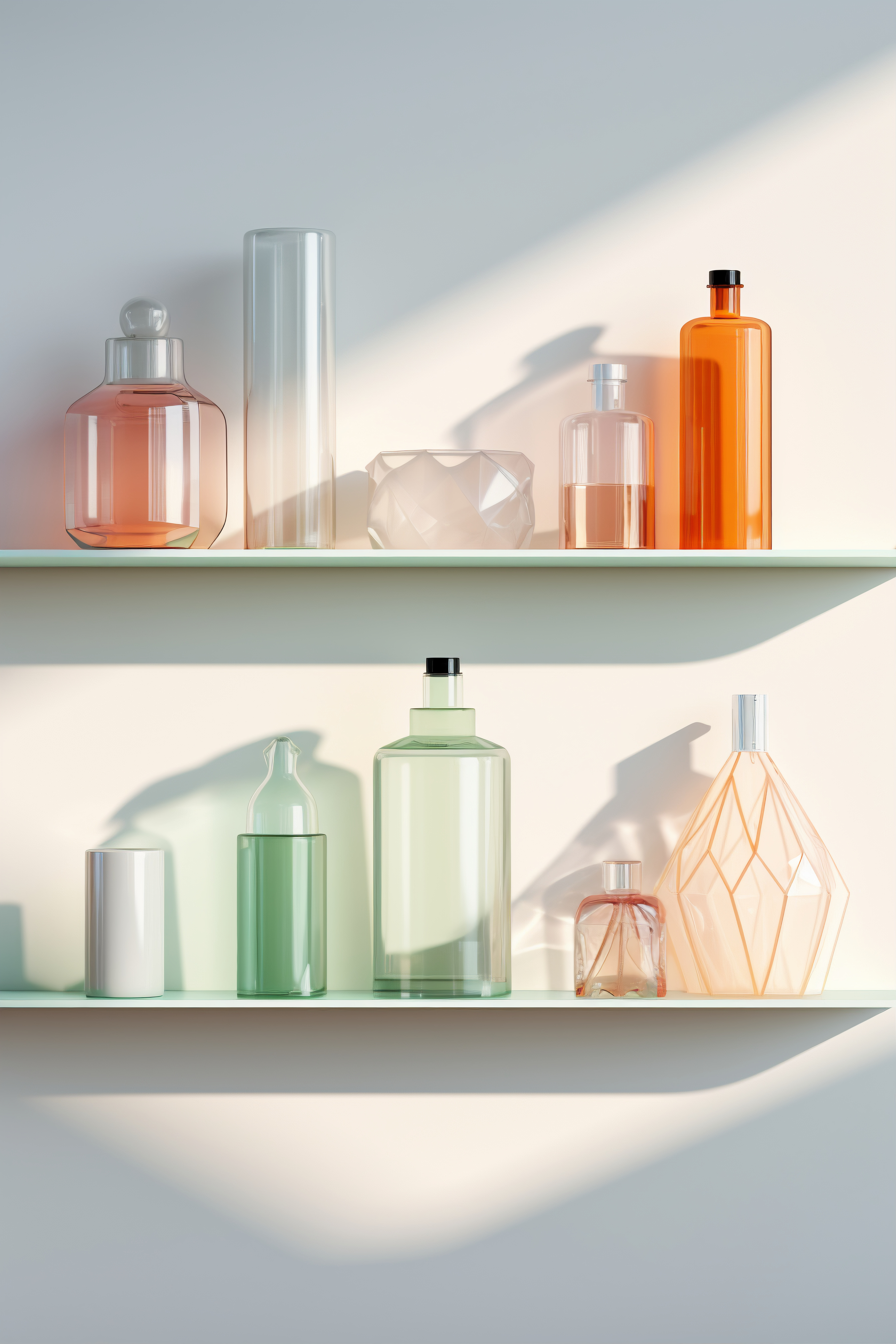 etagere en plexiglas