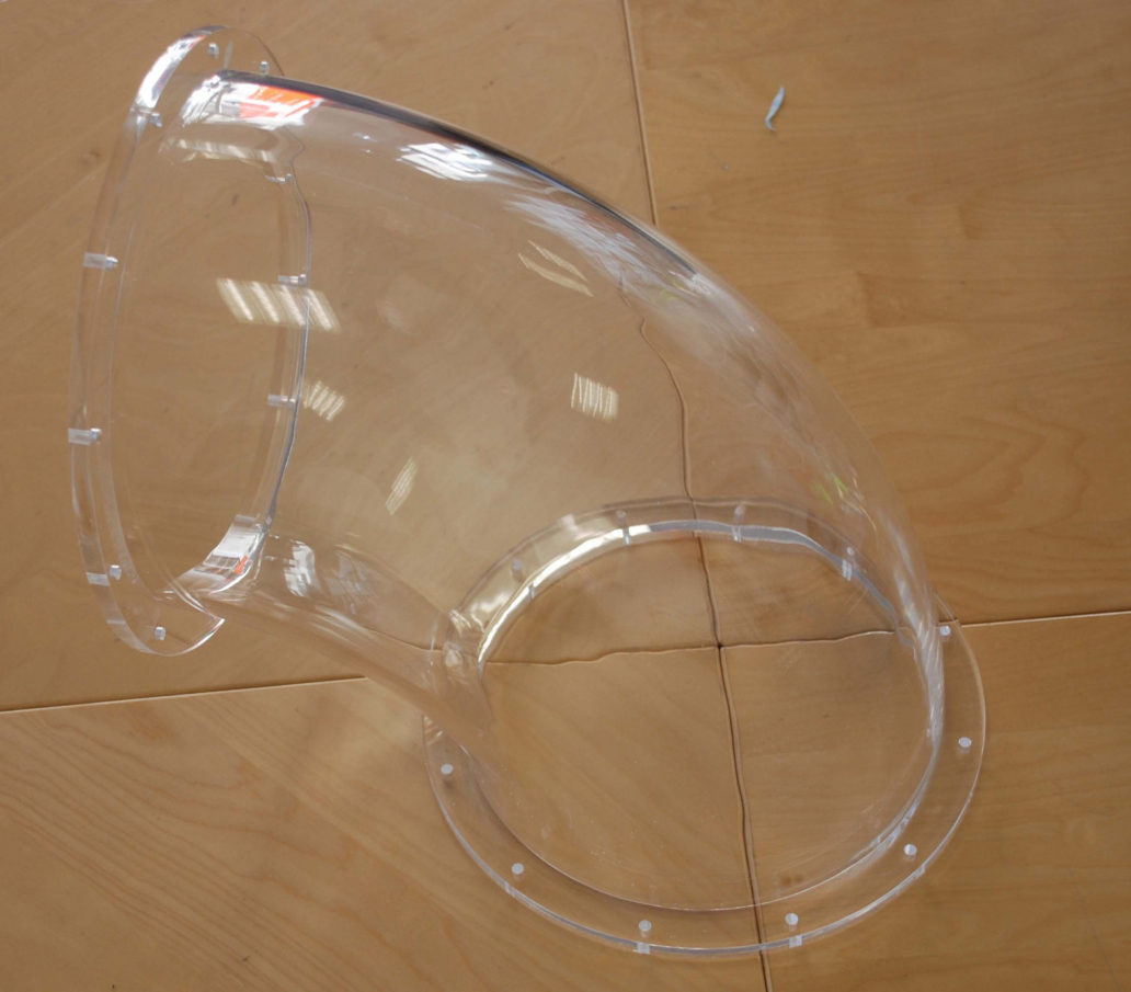 Coude en Plexiglas